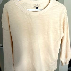 Cream colored Long sleeve top